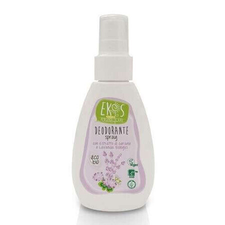 Bio deodorante spray al geranio e lavanda Ekos, 100 ml, Pierpaoli