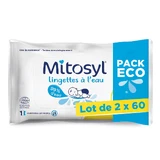 Mitosyl Lingettes à l'eau 2x60
