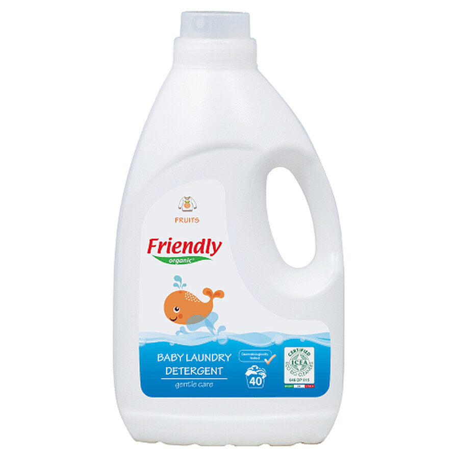 Waschmittel mit fruchtigem Duft, 2000 ml, Friendly Organic