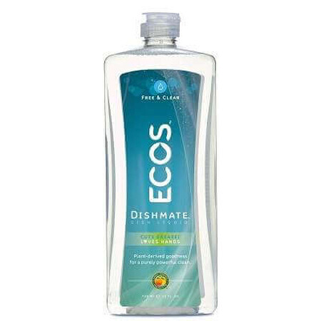 Detergente lavavajillas a mano inodoro Ecos, 739 ml, Earth Friendly