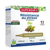 Superdiet Rhodiola Bio Résistance au stress 20 Unidoses