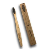 Lov'Frog Bamboe Geactiveerde Houtskool Volwassenen Tandenborstel x1