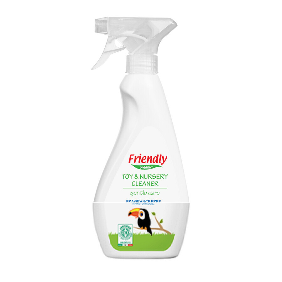 Spray nettoyant pour jouets et surfaces, 500 ml, Friendly Organic