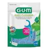 Gum Easy Flossers Dental Floss Etui in verpakking x30