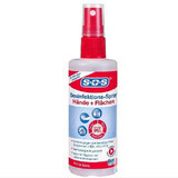 SOS Spray désinfectant pour les mains et les surfaces, 100 ml, SOS