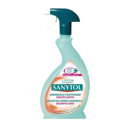 Désinfectant universel multi-surfaces au pamplemousse, 500 ml, Sanytol