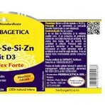 Ca+Mg+Se+Si+Zn mit Vitamin D3, 30 Kapseln, Herbagetica
