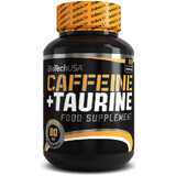 Koffein + Taurin 80 mg, 60 Kapseln, Biotech USA