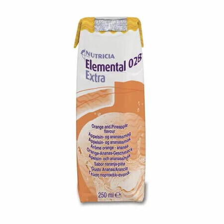 Extra liquide orange et ananas Elemental 028, 250 ml, Nutricia