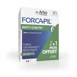 Arkopharma Forcapil Anti-Chute Force Croissance Résistance Cheveux et Ongles Dévitalisés 90 Comprimés