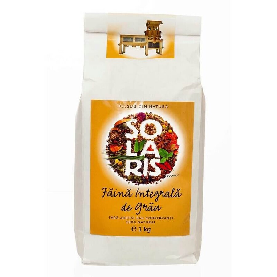 Farine de blé complet, 1 kg, Solaris