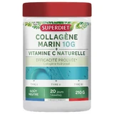 Superdiet Marine Collageen 10g + Natuurlijke Vitamine C Neutrale smaak 210g
