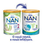 Lait de suite Nan 2 Comfortis, +6 mois, 800 g, Nestlé