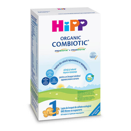Lait de démarrage Bio Combiotic 1, +0 mois, 300 g, Hipp