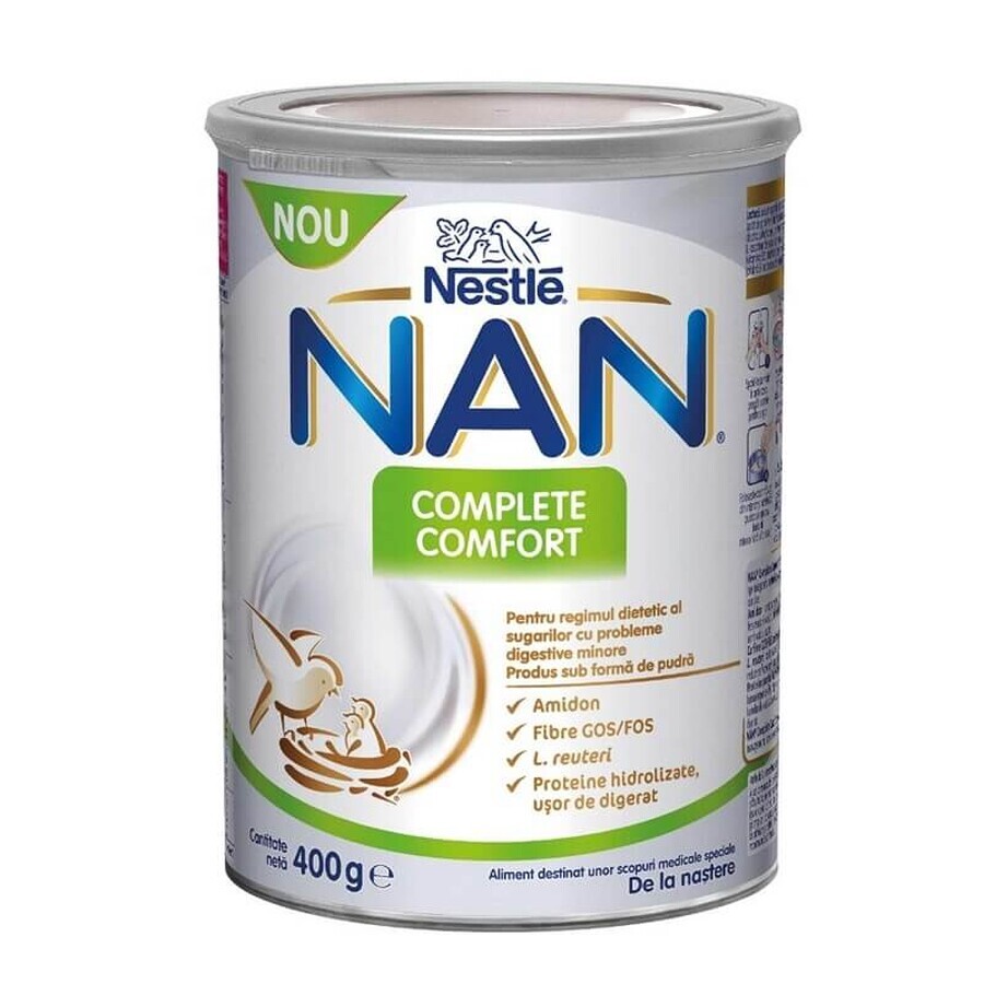 Lait maternisé Nan Complete Comfort, +0 mois, 400 g, Nestlé