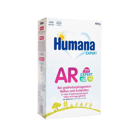 Lait en poudre AR, +0 mois, 400 g, Humana