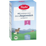 Leche de cabra en polvo fórmula 1 Bio Lactana, 400 g, Topfer