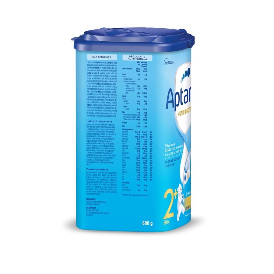  Latte in polvere Nutri-Biotik 2+, 2-3 ani, 800 g, Aptamil