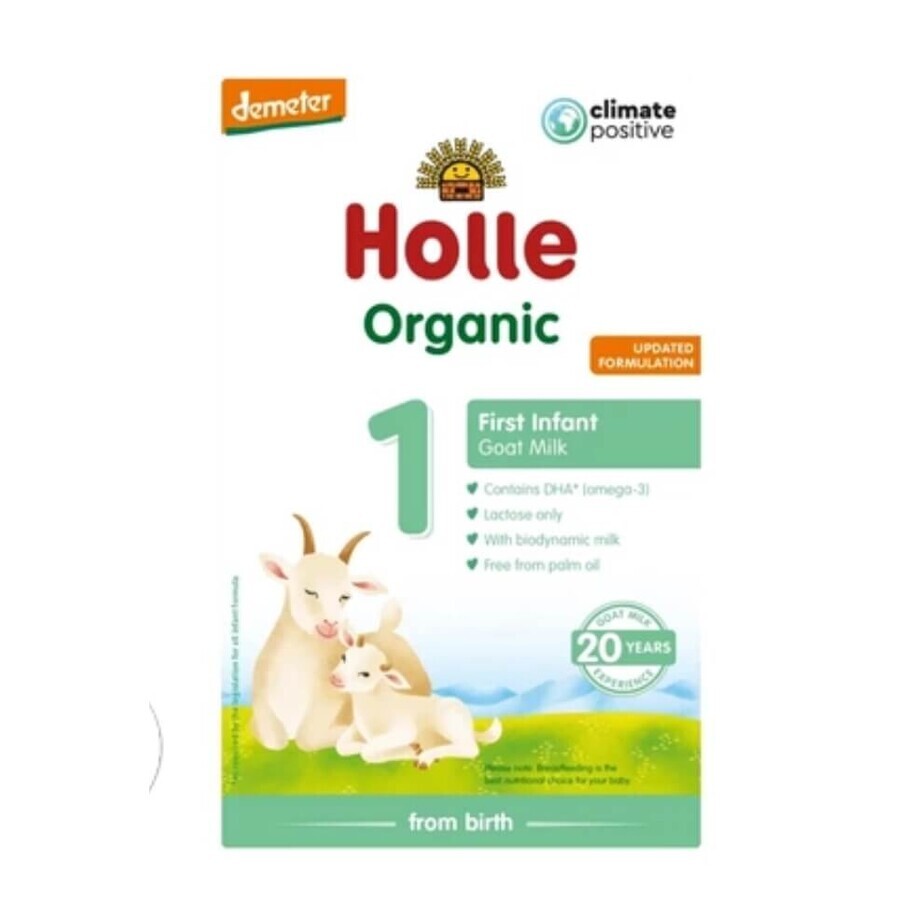 Formula de lapte praf de capra Organic 1, +0 luni, 400 g, Holle Baby Food recenzii