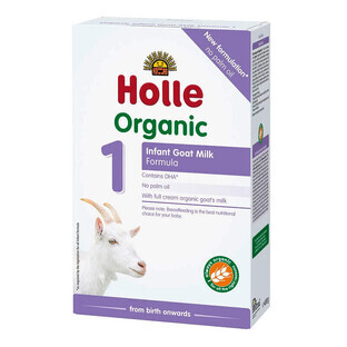 Formulă de lapte praf de capră Organic 1, +0 luni, 400 g, Holle Baby Food