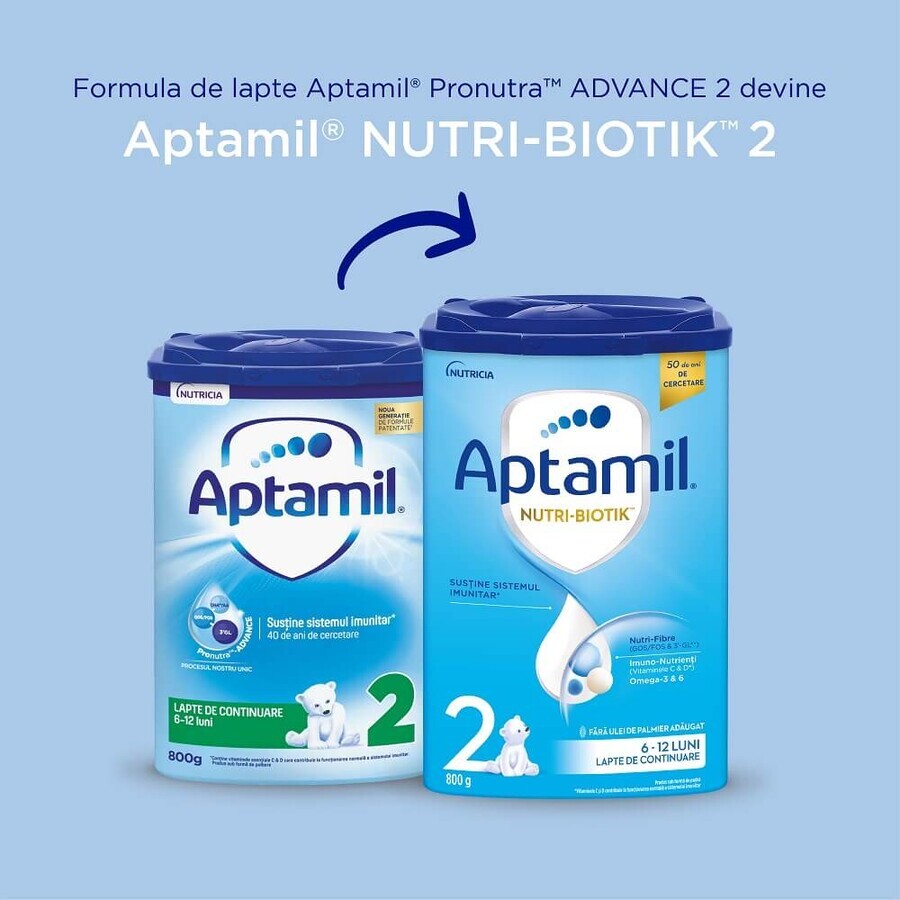 Aptamil 2 Nutri-Biotik 6-12 mois 800 g