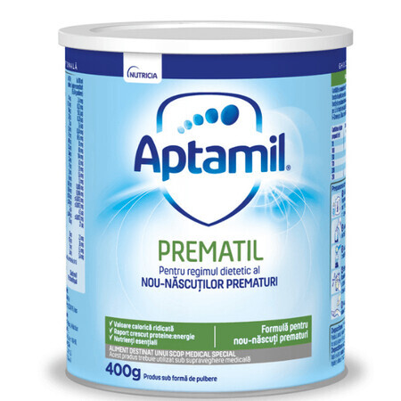 Latte per il regime alimentare dei neonati prematuri Prematil, 400 g, Aptamil