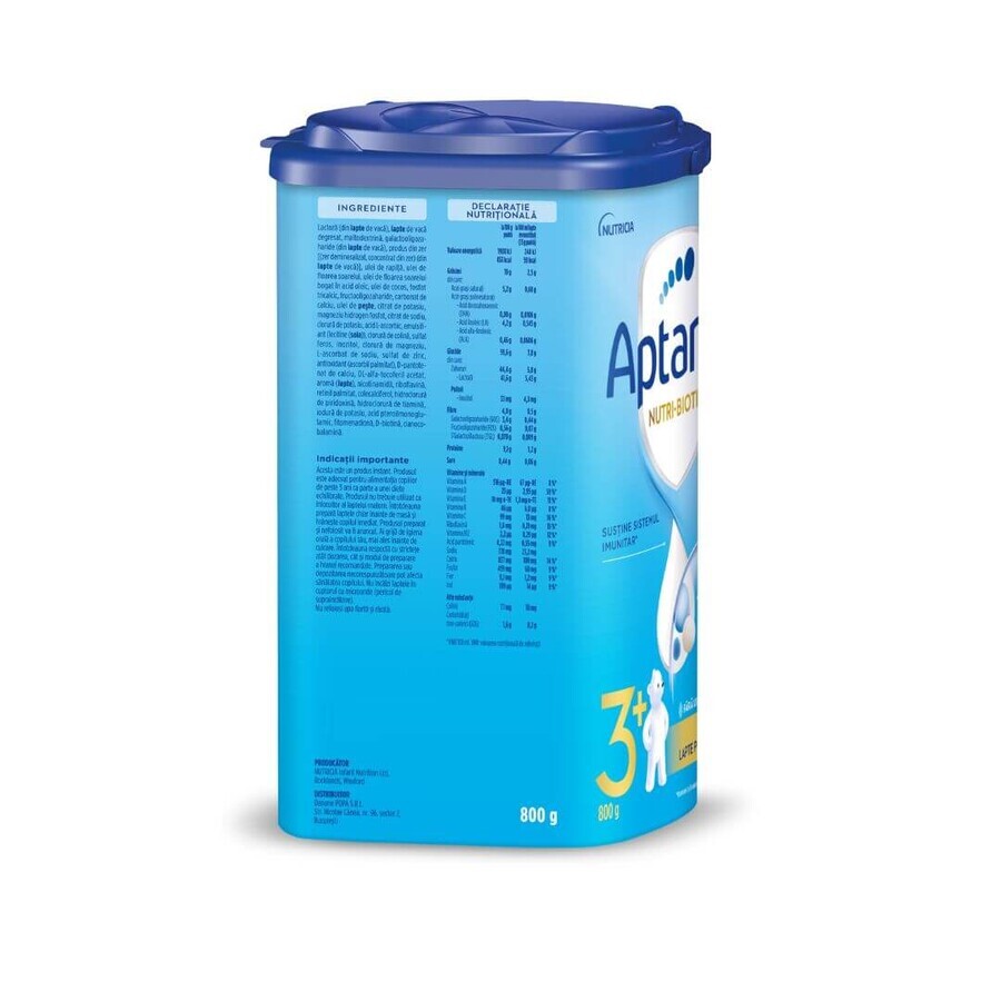 Latte in polvere Aptamil Nutri-Biotik 3+, +3 anni, 800 g, Nutricia