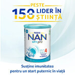 Formula di latte premium Nan 4 Optipro, +2 anni, 800 g, Nestlé