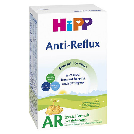 Lait spécial anti-reflux AR, +0 mois, 300 g, Hipp