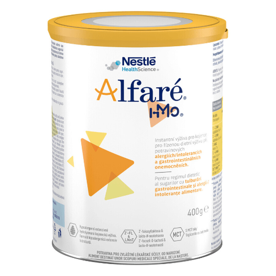 Formula speciale di latte per il trattamento dietetico delle allergie Alfare HMO, 400 g, Nestlé