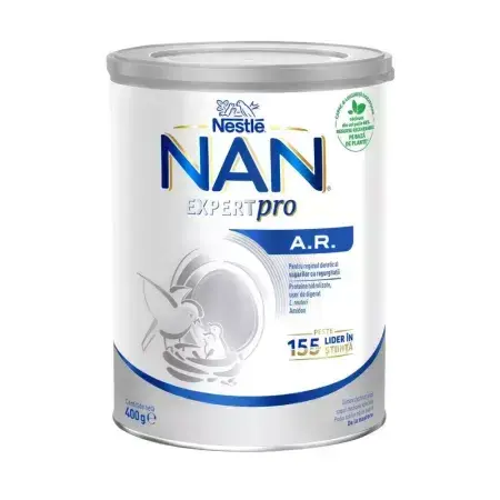 Formula speciale di latte in polvere per il regime dietetico Nan AR, +0 mesi, 400 g, Nestlé