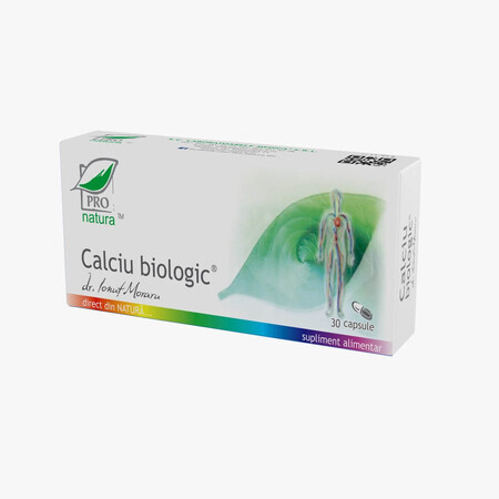 Calcium biologique, 30 gélules, Pro Natura