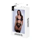Set lenjerie intimă Baci Lingerie negru 3 piese (S/M)