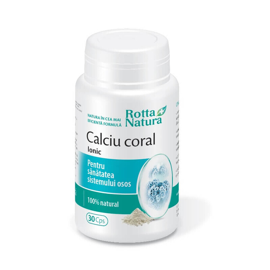 Coral Ionic Calcium, 30 gélules, Rotta Natura