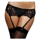 Suspender Seven Til Midnight 9555 Negru S/M