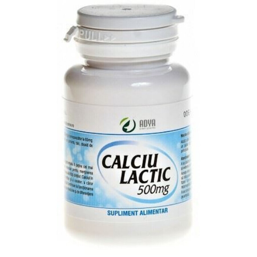 Milchcalcium 500 mg, 100 Tabletten, Adya