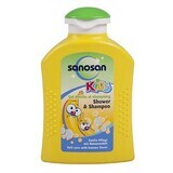 Gel douche et shampoing pour bébés à la banane, 200 ml, Sanosan