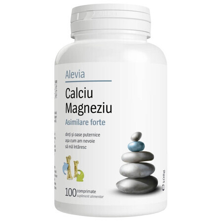 Calcium Magnésium Assimilation Forte, 100 comprimés, Alevia