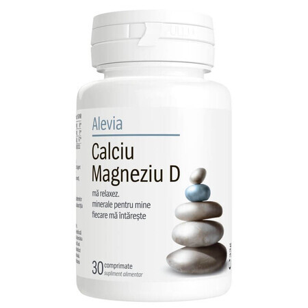 Calcium Magnésium D, 30 comprimés, Alevia