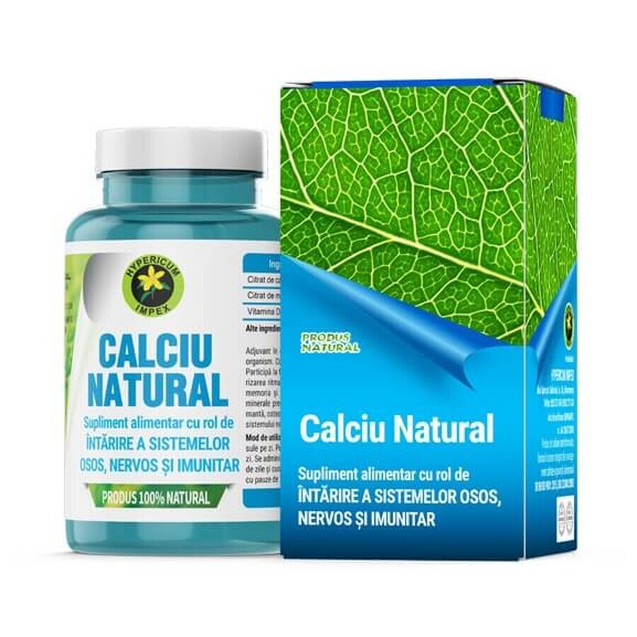 Calcio naturale, 60 capsule, Iperico