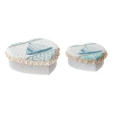 Joyero DKD Home Decor 8424001396207 Cartón Acrílico 19 x 10 x 7 cm (2 Unidades)