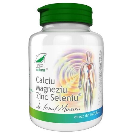 Calciu, Magneziu, Zinc, 150 capsule, Pro Natura