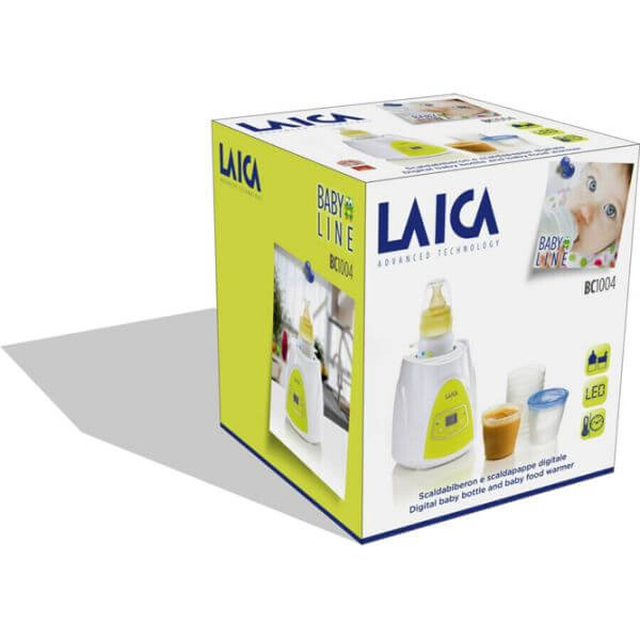 Laica Digitaler Flaschenwärmer mit Dampf, Laica