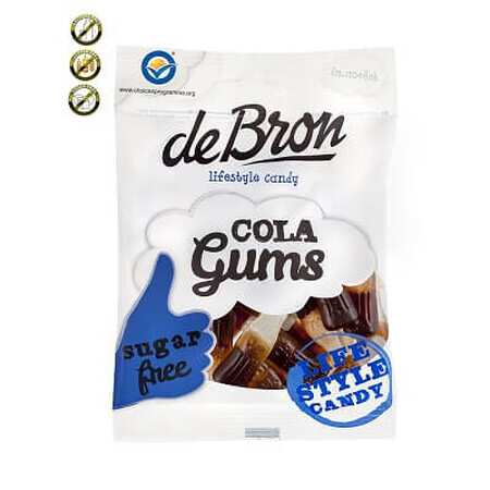 Gelatine gommose al gusto di cola, 100 g, DeBron