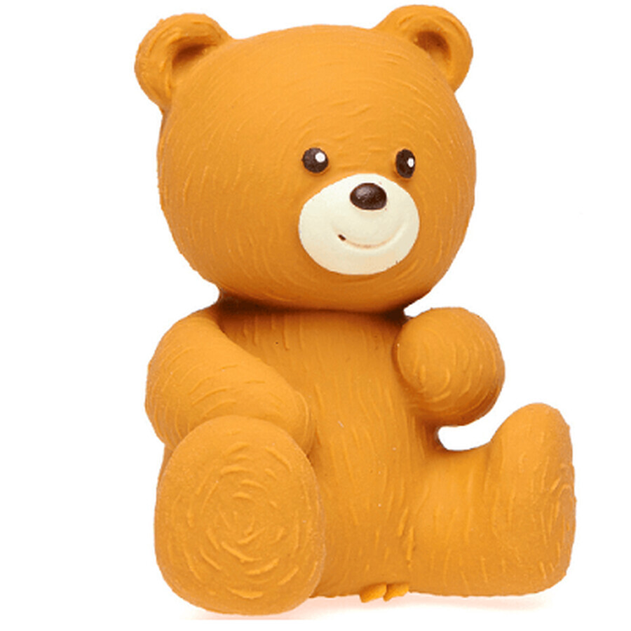 Natural rubber toy Bear Brown, +0 months, Natura Toys