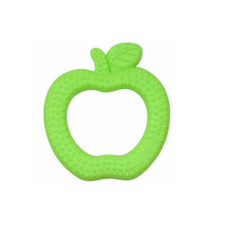 Giocattolo da dentizione in silicone Green Apple IPlay, Green Sprouts