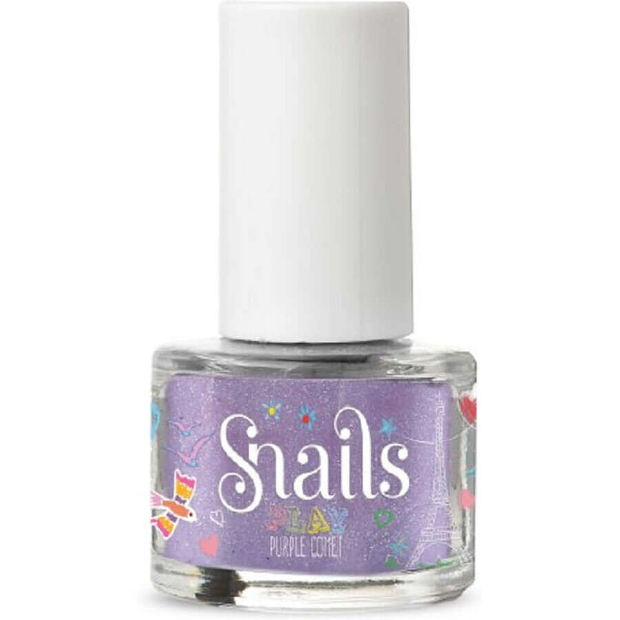 Vernis à ongles 7ml, Play Purple Comet, W4080MT, Snails