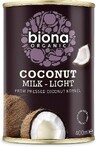 Leche de coco Light Organic, 400 ml, Biona