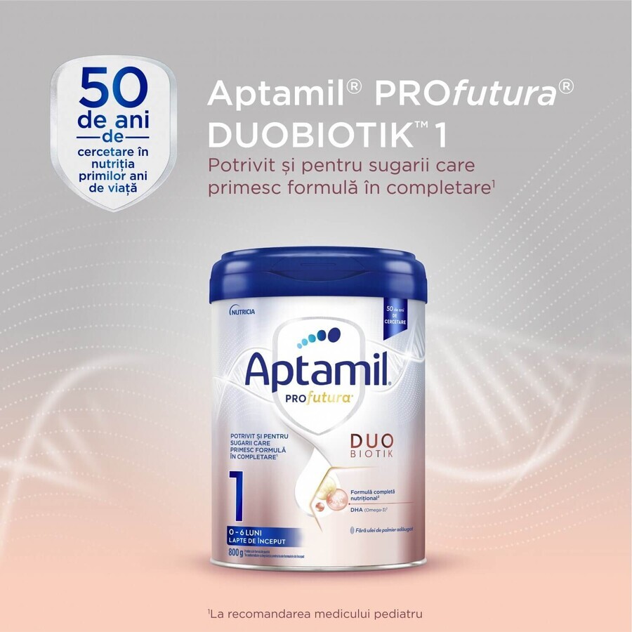 Aptamil ProFutura 1 formule, 800g, 0-6 mois, Nutricia