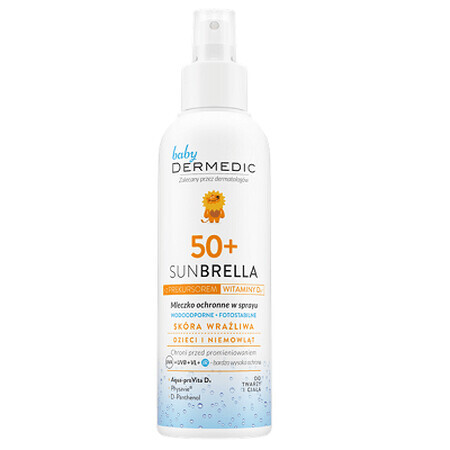 Spray solaire pour bébé SPF50+ SunBrella, 150g, Dermedic